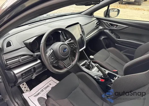 2022 Subaru Wrx Premium из США, поврежденный, VIN JF1VBAF68N9007160